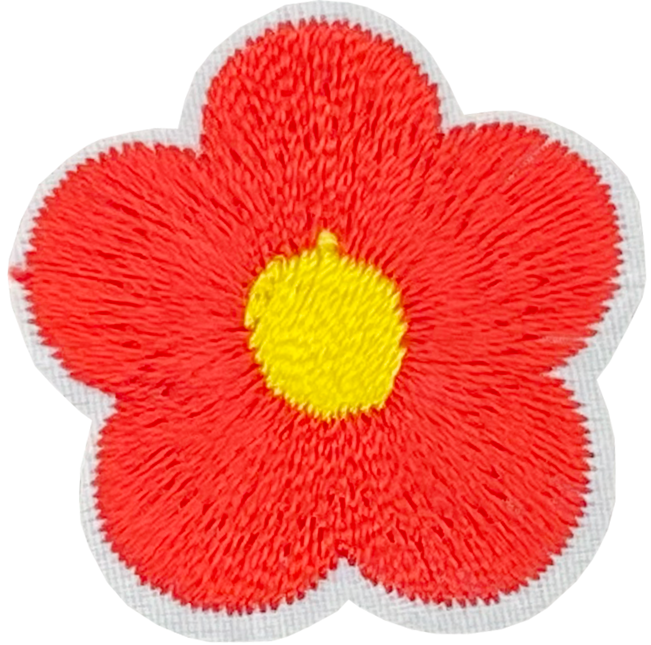 Small 5 Petal Flower (Red) - Patch