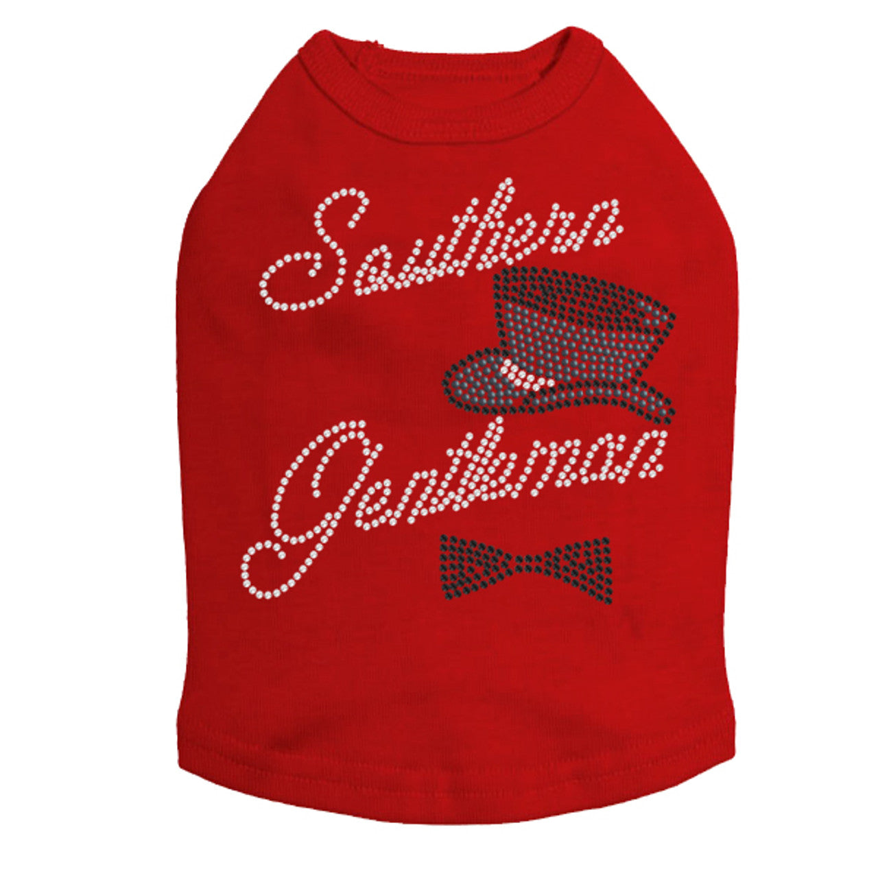 Southern Gentleman (Top Hat & Bow Tie) - Dog Tank