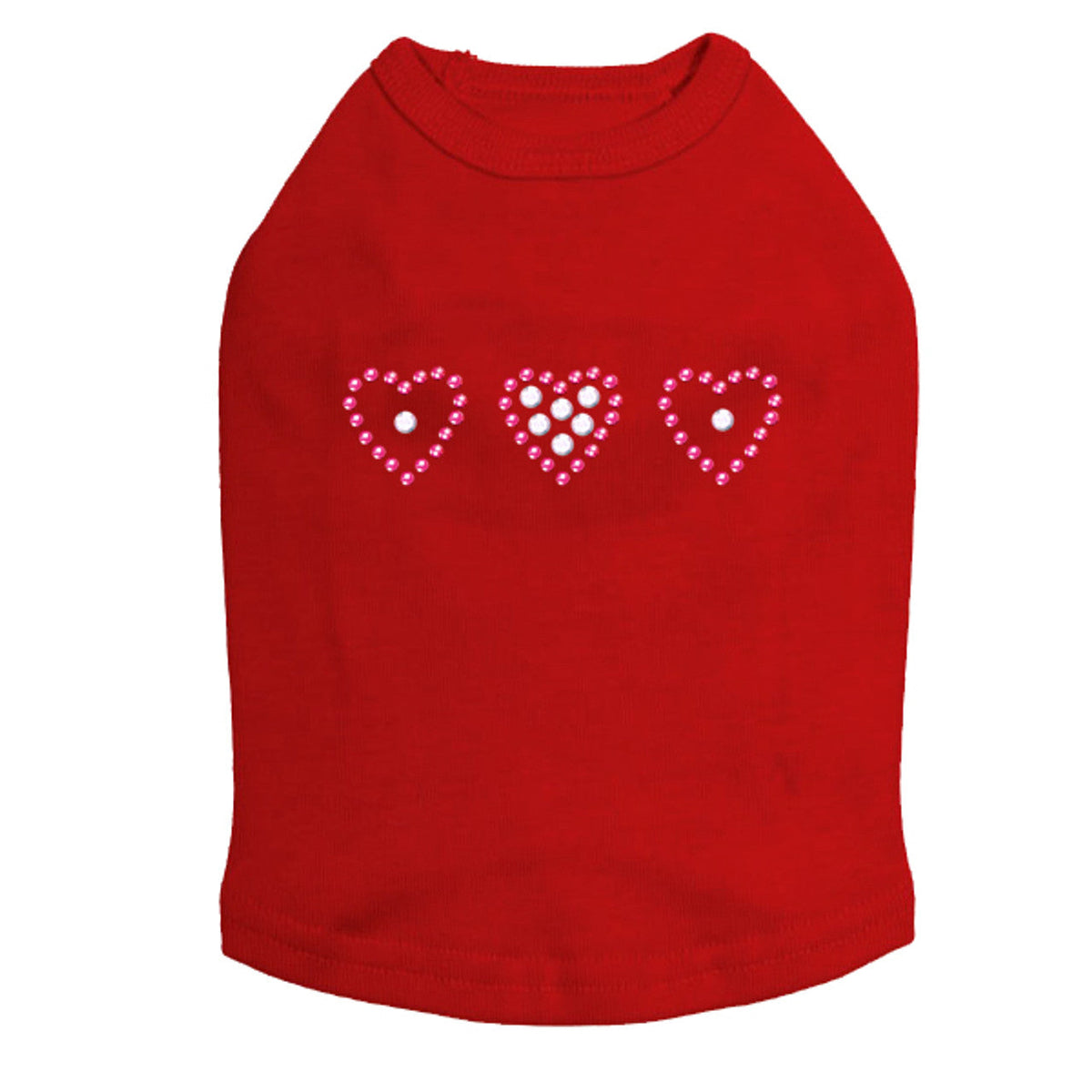 Three Little Hearts - Dog Tank