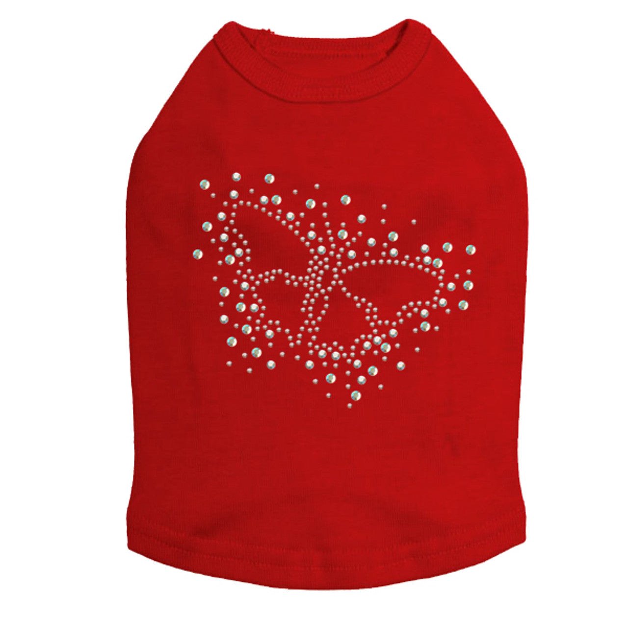 Pink AB Butterfly - Dog Tank