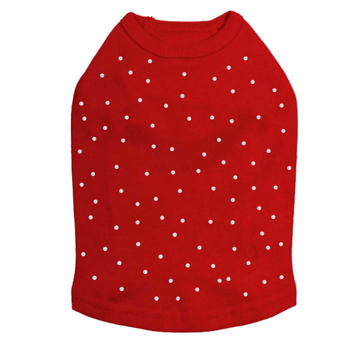 Scattered Stones (Clear Rhinestones) - Dog Tank