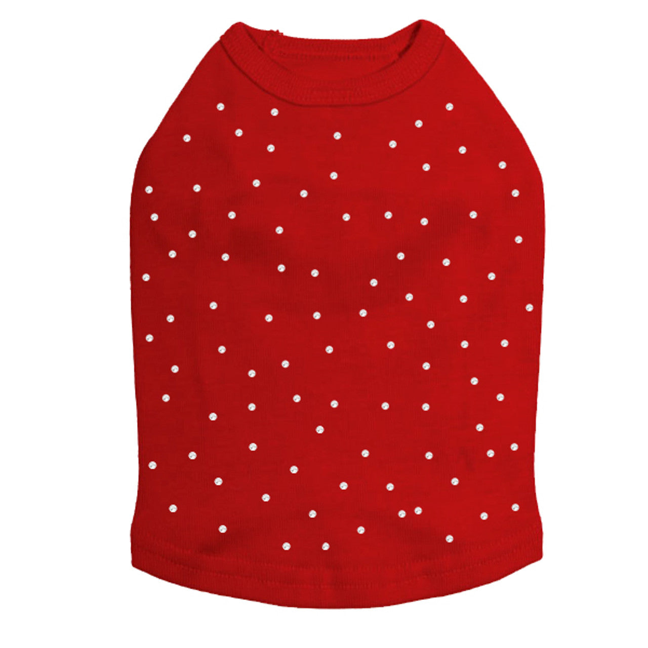 Scattered Stones (Clear Rhinestones) - Dog Tank