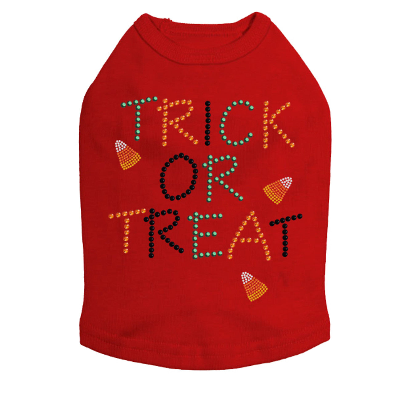 Trick or Treat with Candy Corn - Dog Tank