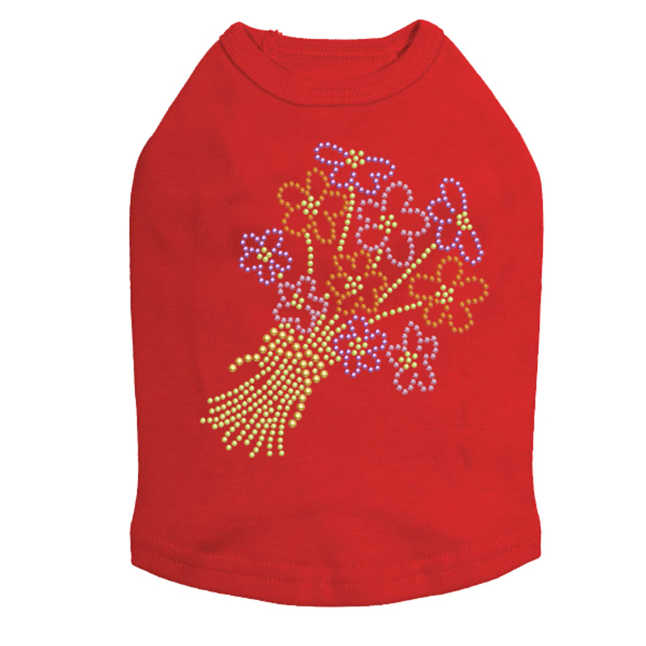 Flower Bouquet - Dog Tank