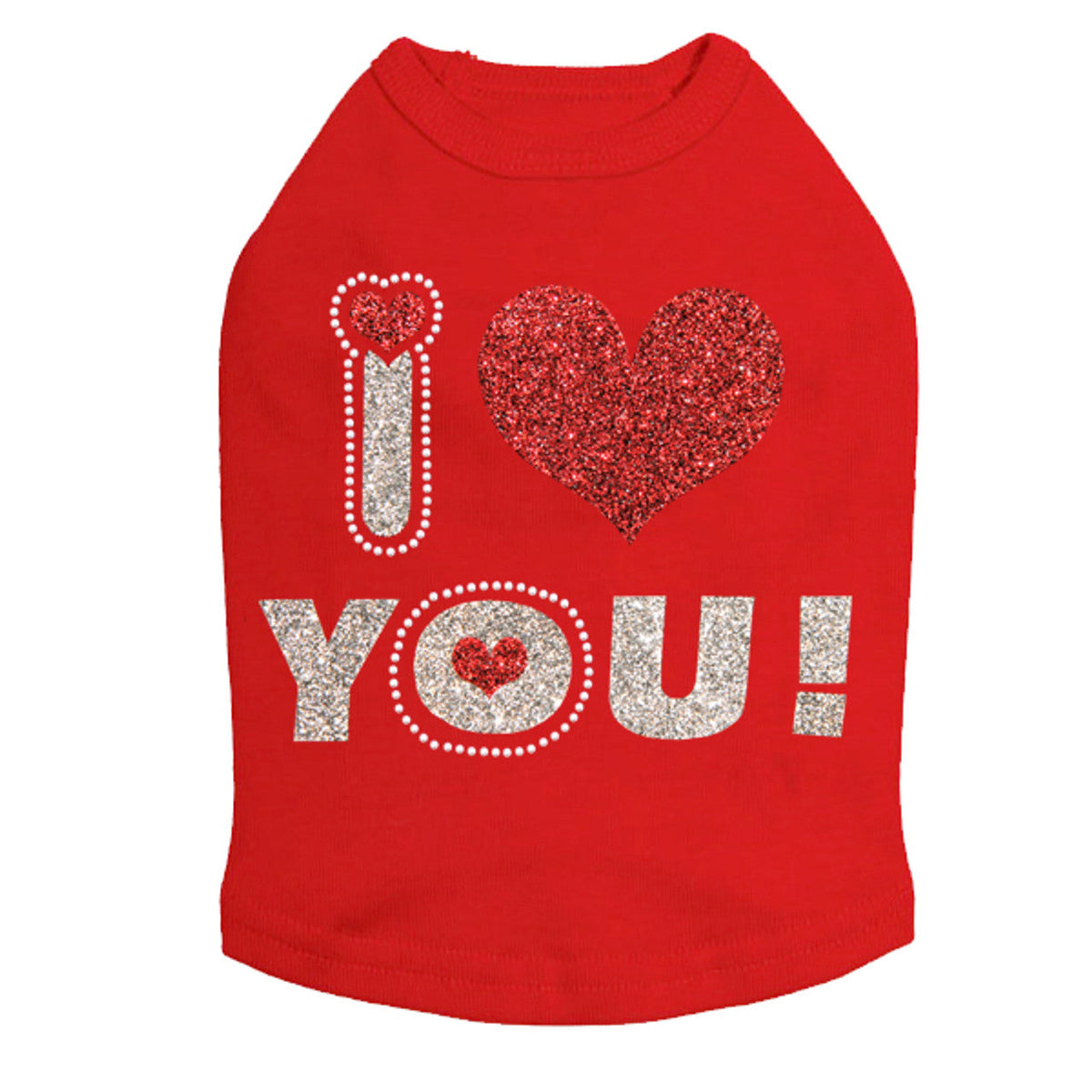 I Love You 2 - Dog Tank