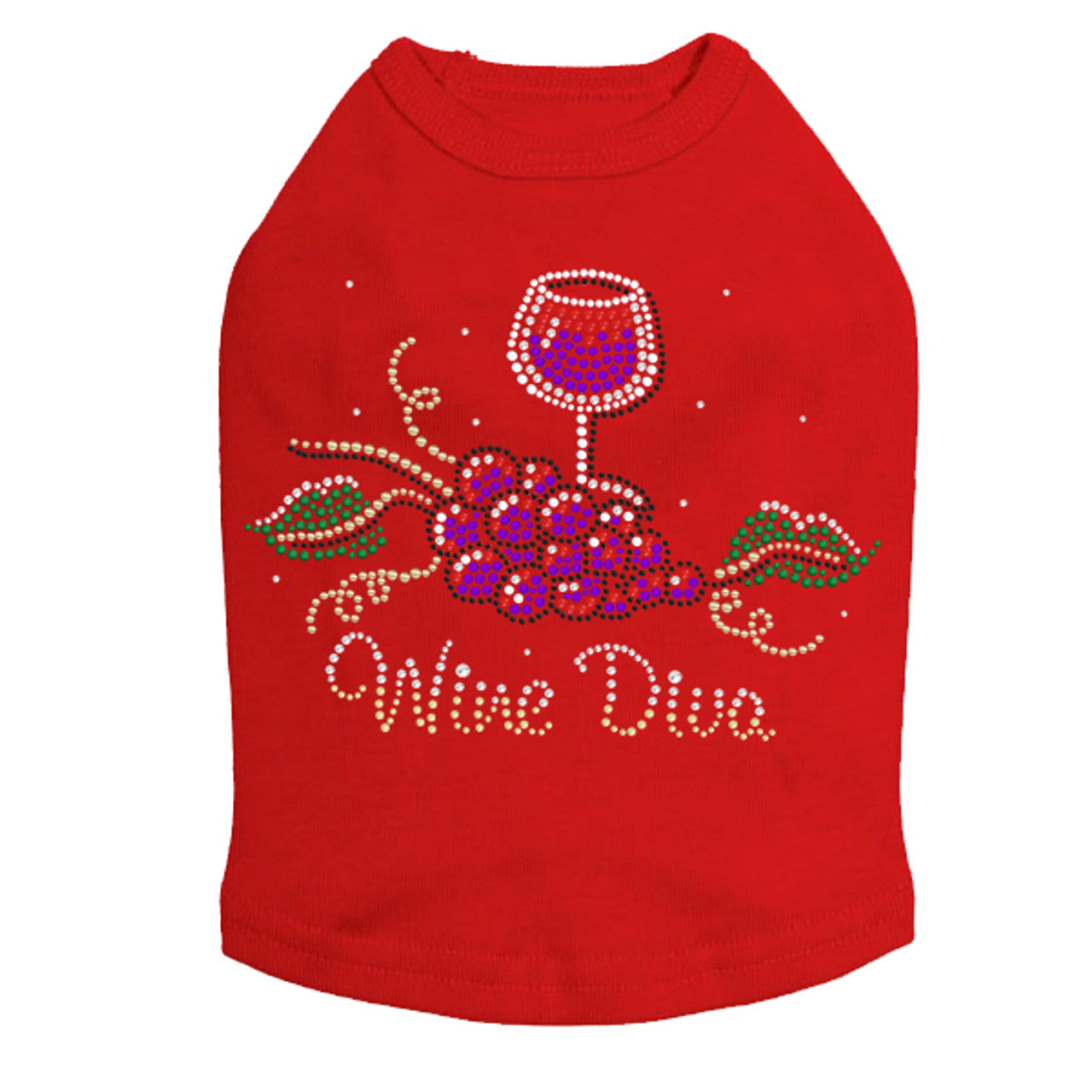 Wine Diva 2 - Dog Tank