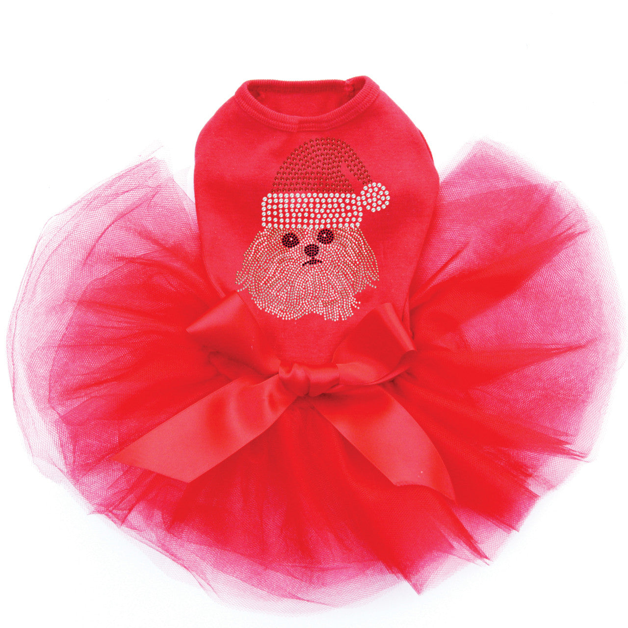 Shih Tzu with Santa Hat - Custom Tutu