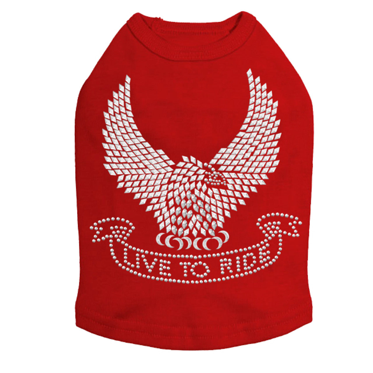 Live to Ride Eagle - Dog Tank