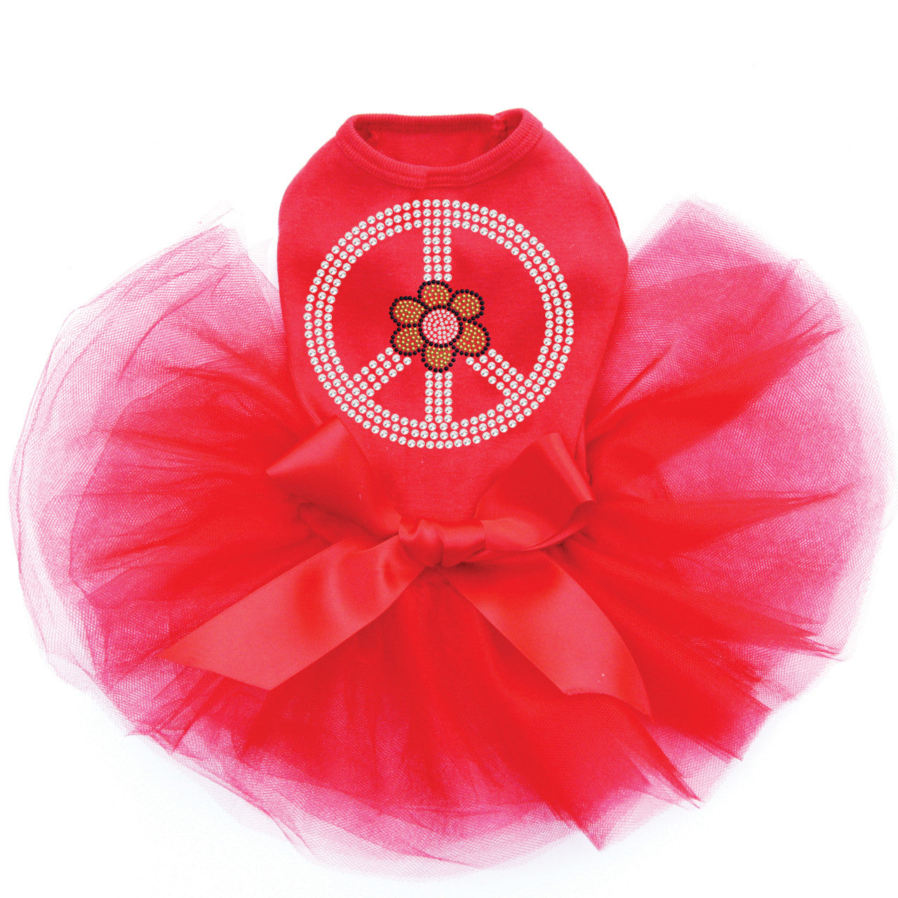 Peace Sign with Daisy - Custom Tutu