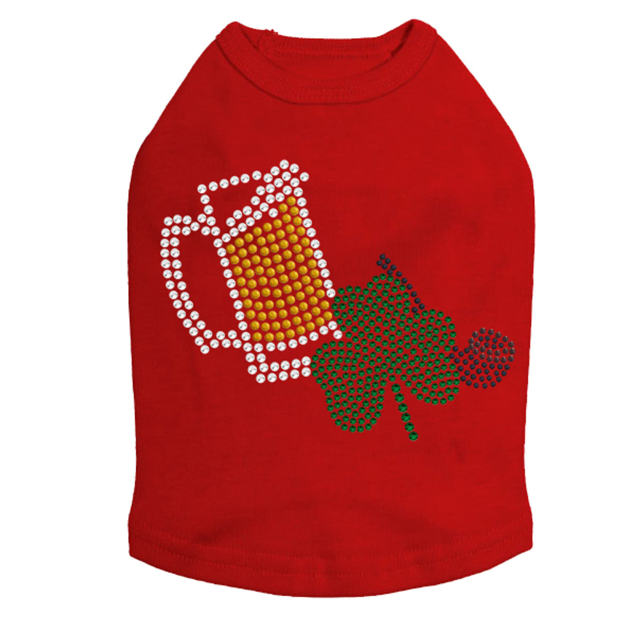 Beer Mug, Clover, & Pipe - Dog Tank