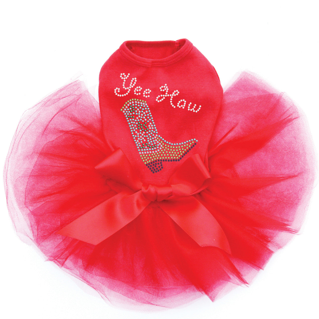 Boot (Green & Turquoise with Yee Haw) - Custom Tutu