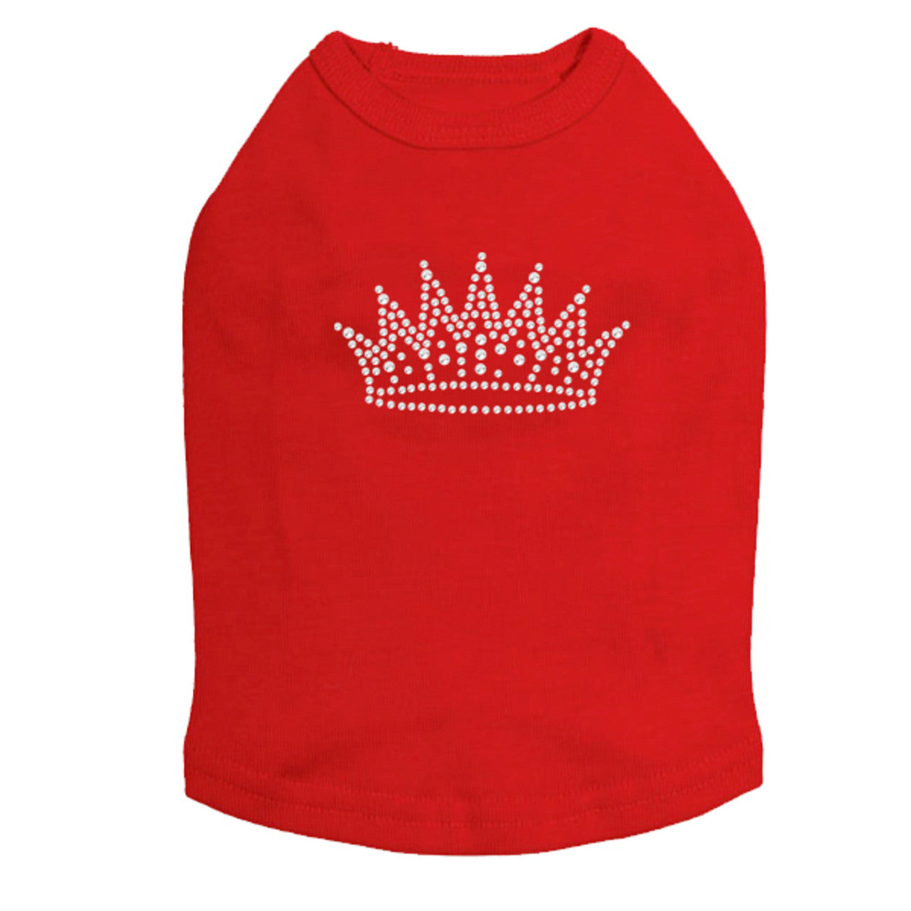 Crown 2 (Rhinestones) - Dog Tank