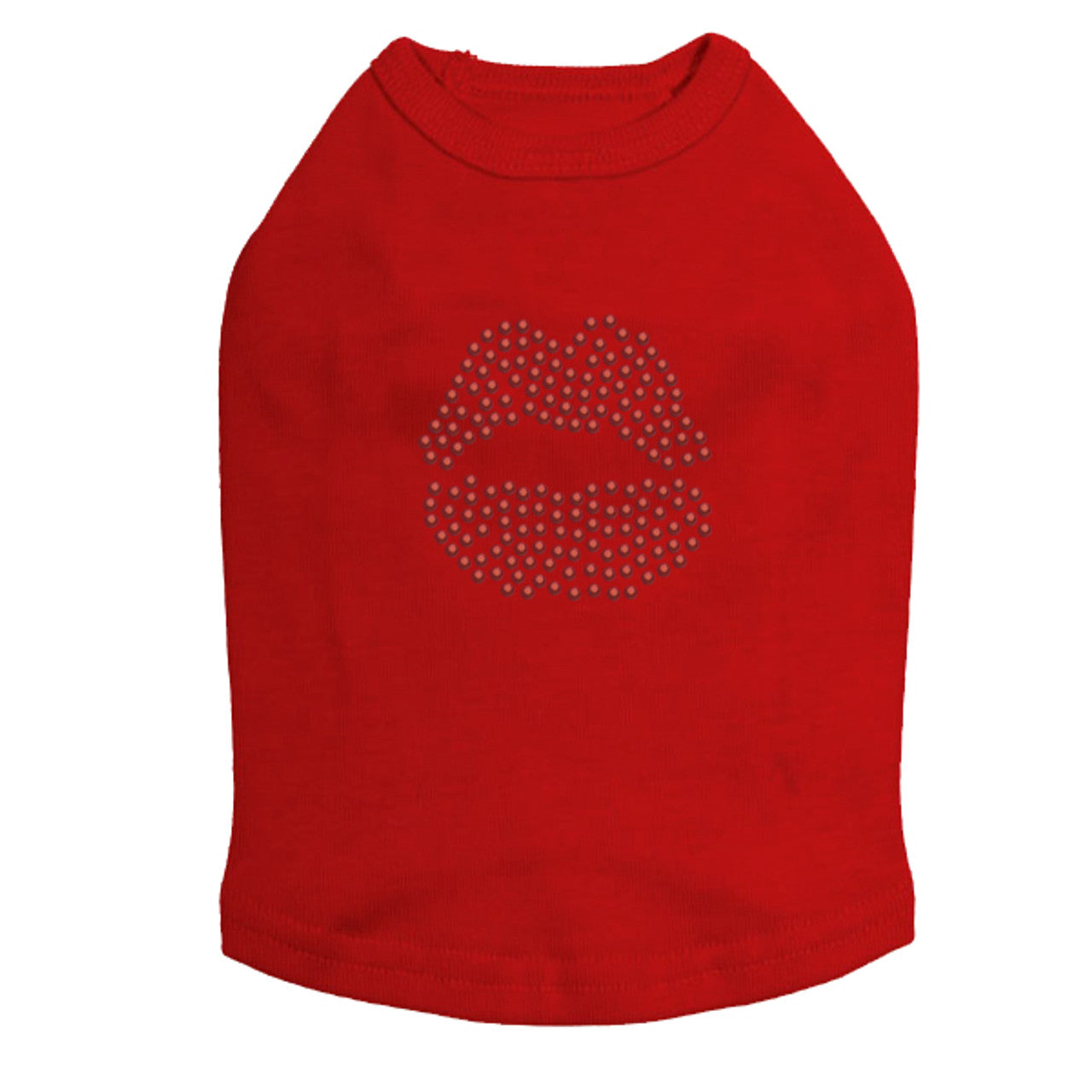 Red Lips - Dog Tank