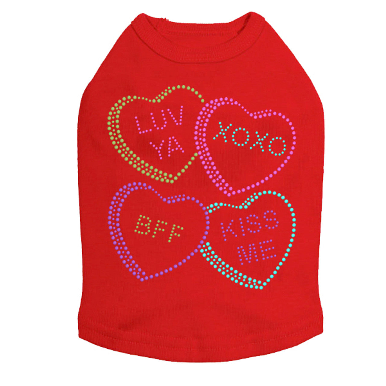 Candy Conversation Hearts 2 - Dog Tank