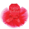 Little Sister with Red Heart - Custom Tutu