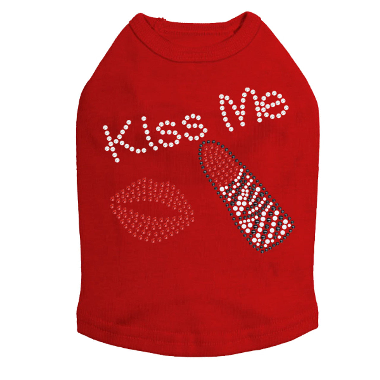 Kiss Me - Lips and Lipstick - Dog Tank