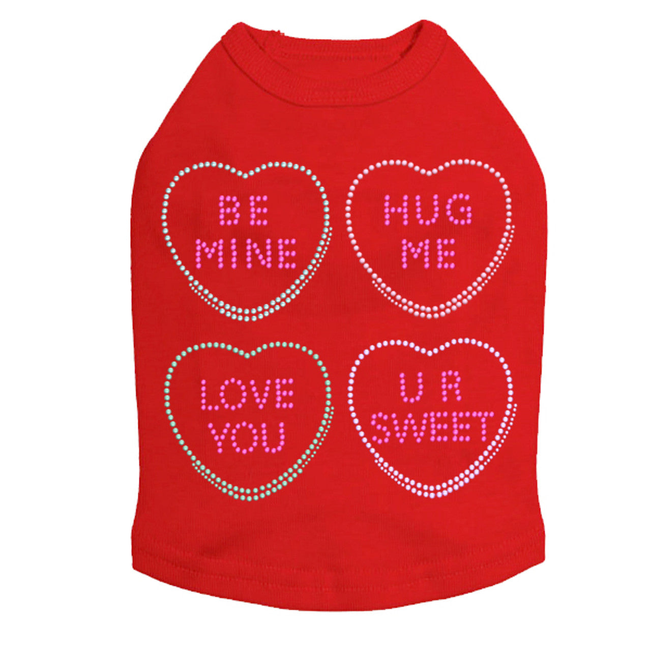 Candy Conversation Hearts - Dog Tank