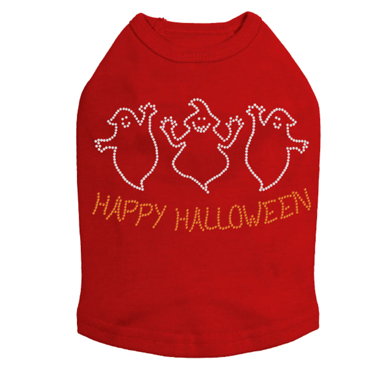 Happy Halloween Ghost - Dog Tank