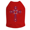Cross (Red, White & Blue) - Dog Tank