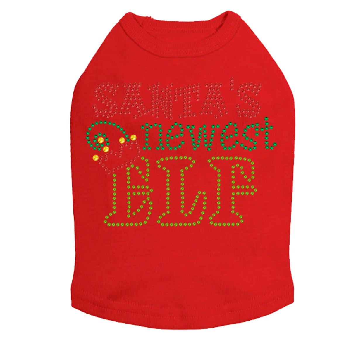 Santas Newest Elf - Dog Tank