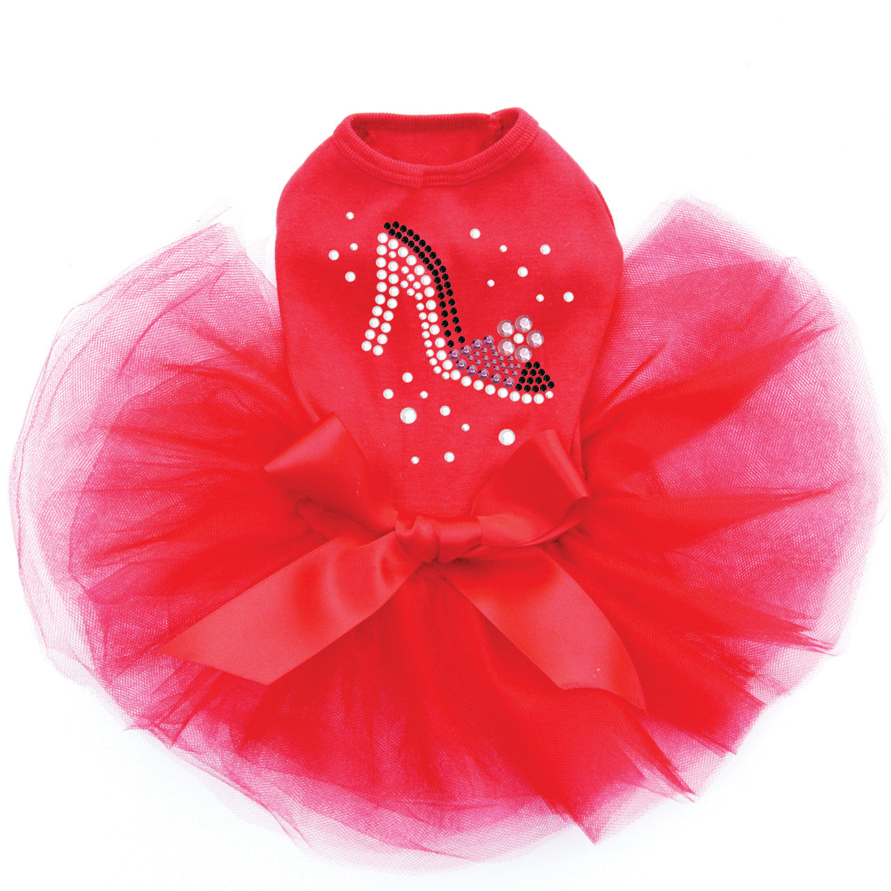 High Heel Shoe (Pink & Black) - Custom Tutu