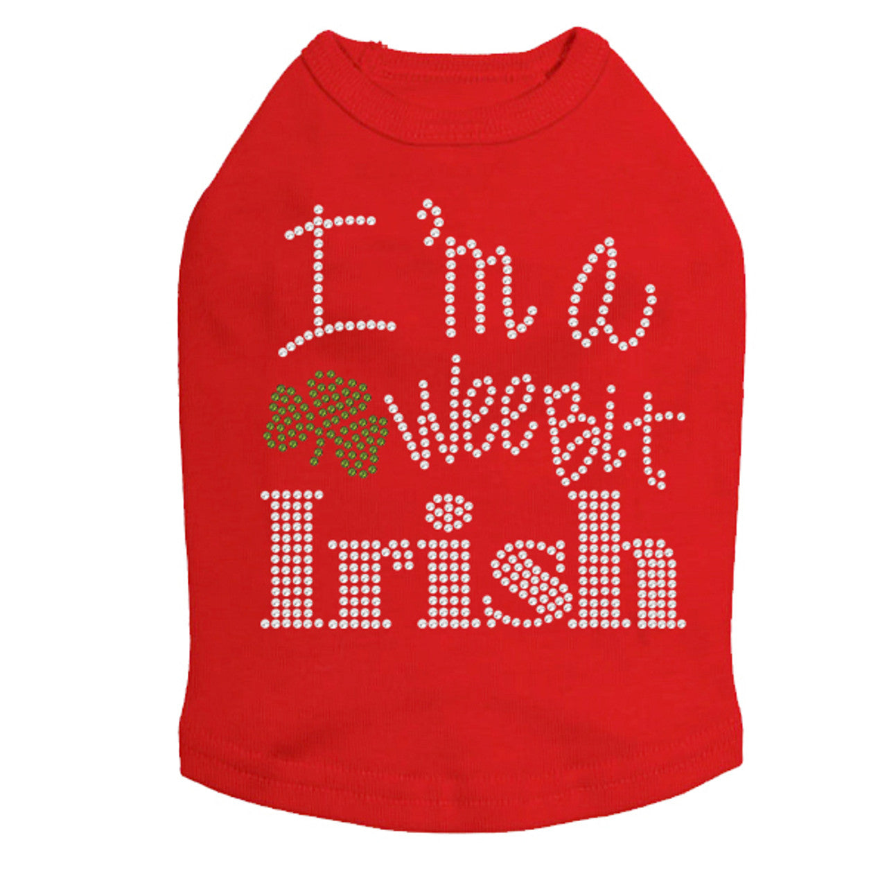 Im a Wee Bit Irish - Dog Tank