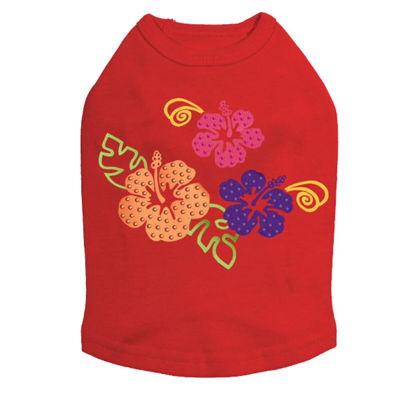 Satin Hibiscus - Dog Tank
