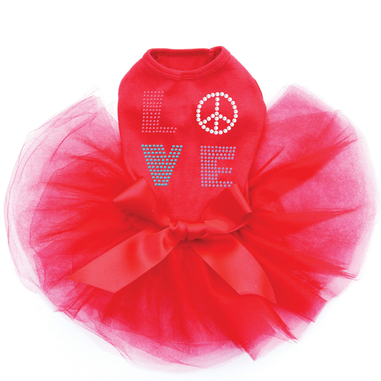 Love with Peace Sign - Custom Tutu