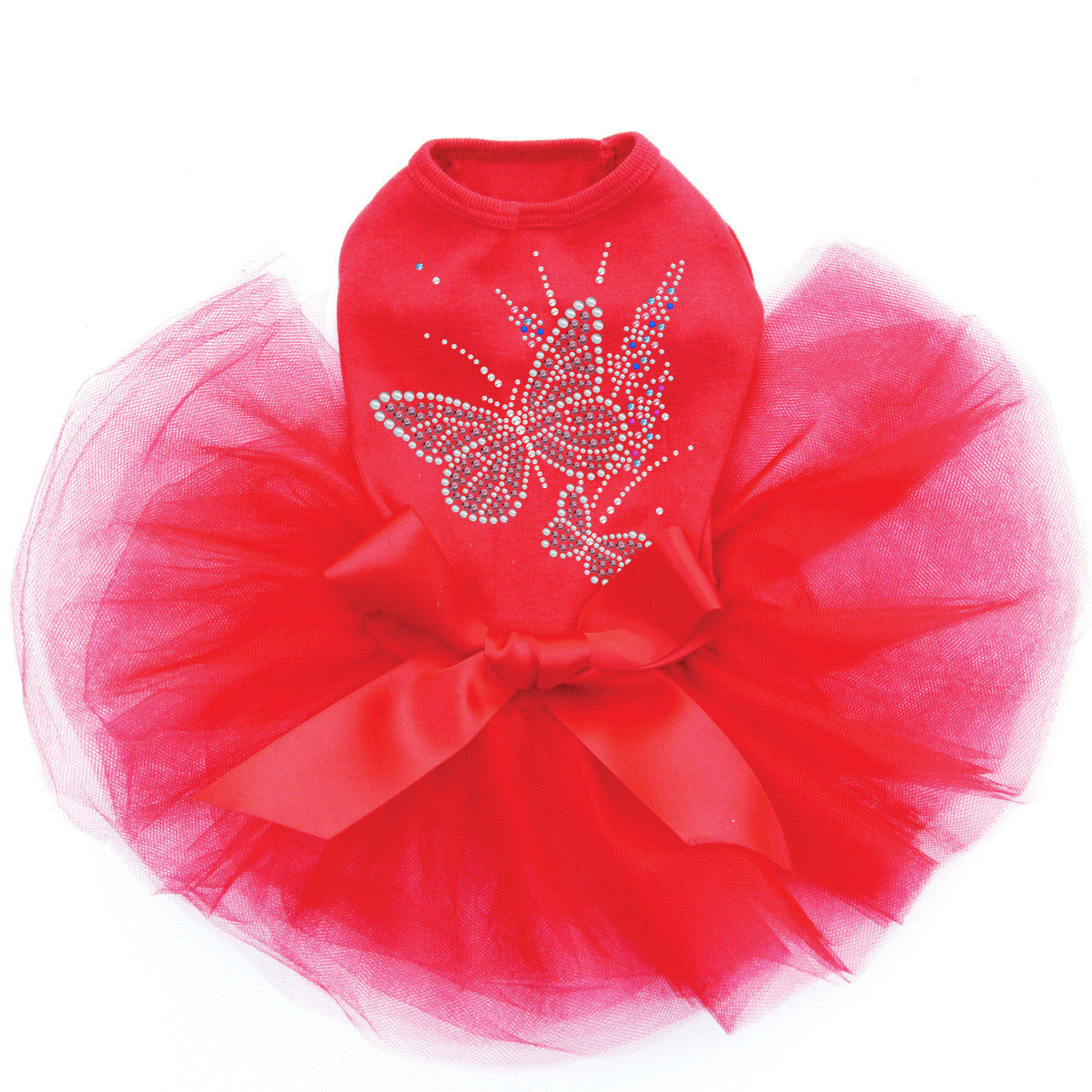 Pink Butterfly with Flowers - Custom Tutu