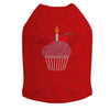 Cupcake with Candle - Dog Tank