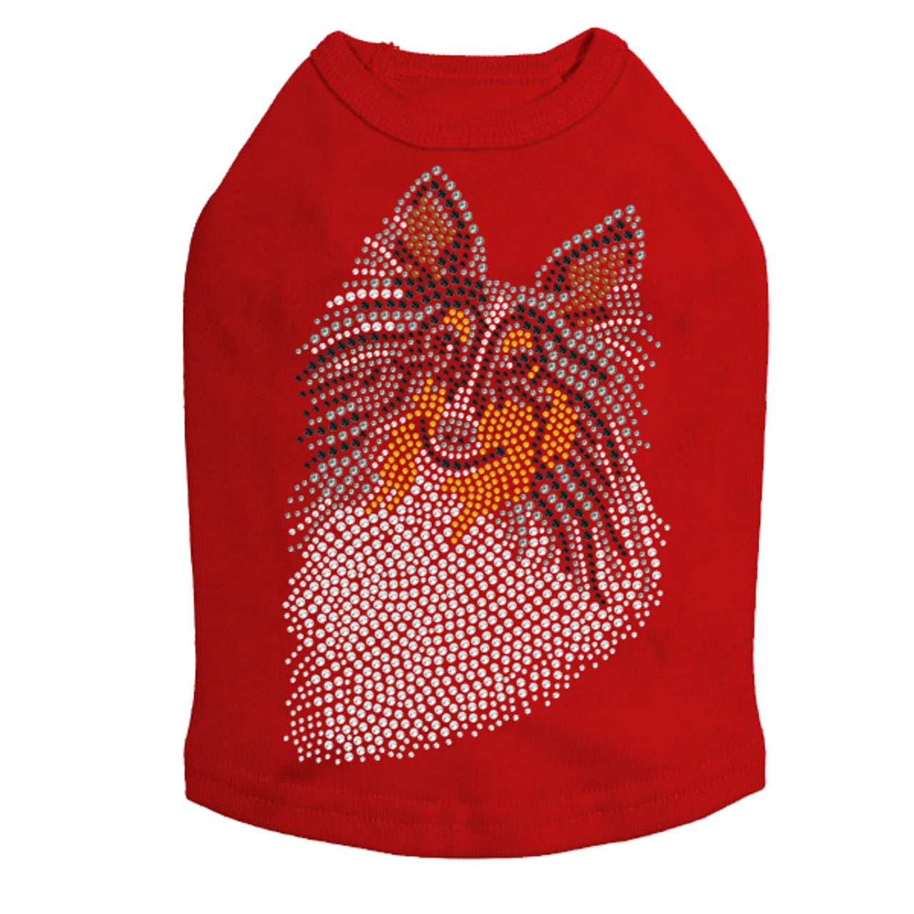 Sheltie Face (Tri Color) - Dog Tank