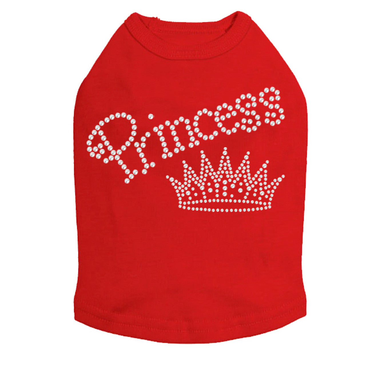 Crown 2 (Rhinestones) - Dog Tank