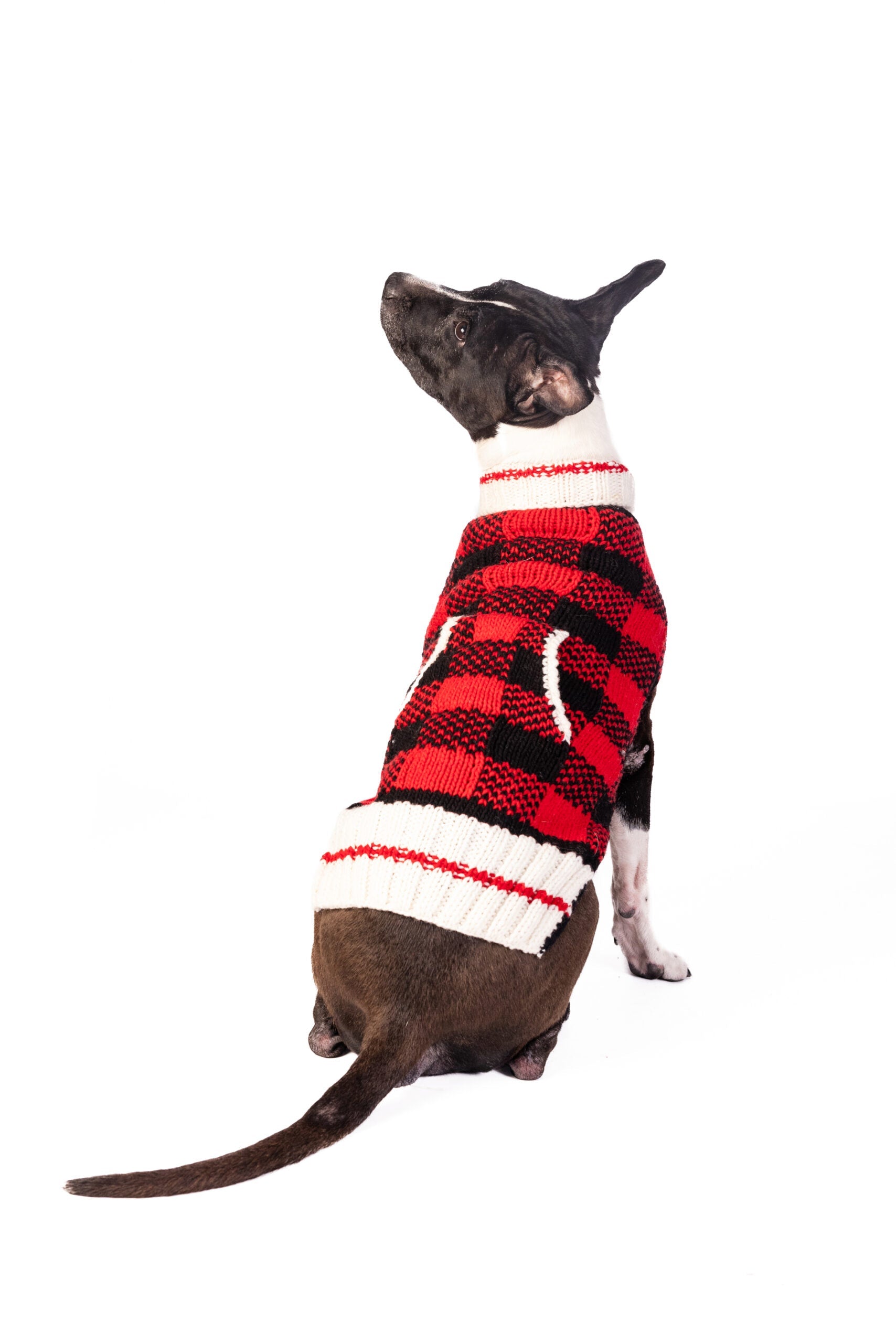 Buffalo Plaid Dog Sweater