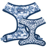 Frenchie Duo Reversible Harness - Toile (Blue)