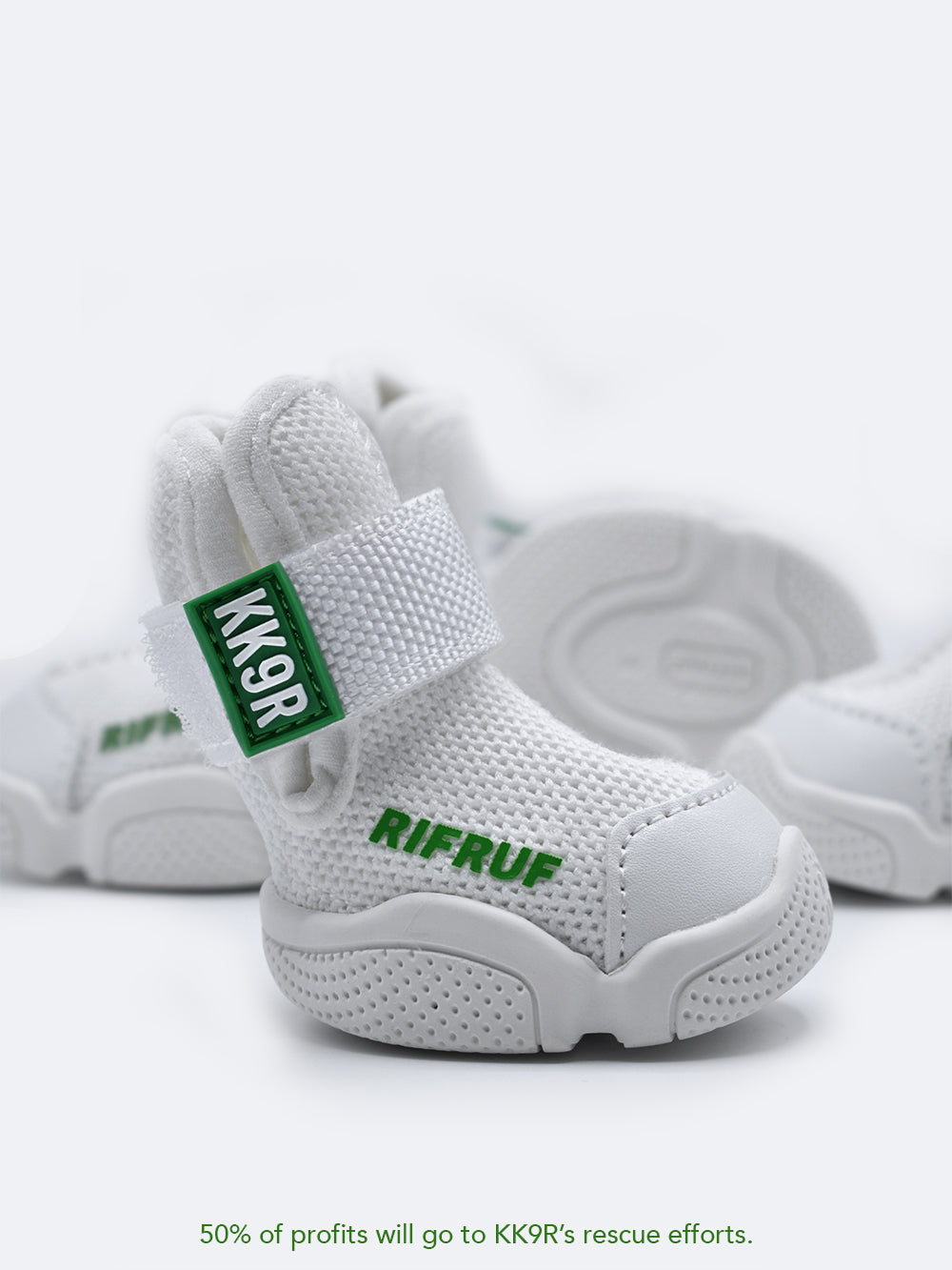 RIFRUF Caesar 1 Dog Sneakers Bone