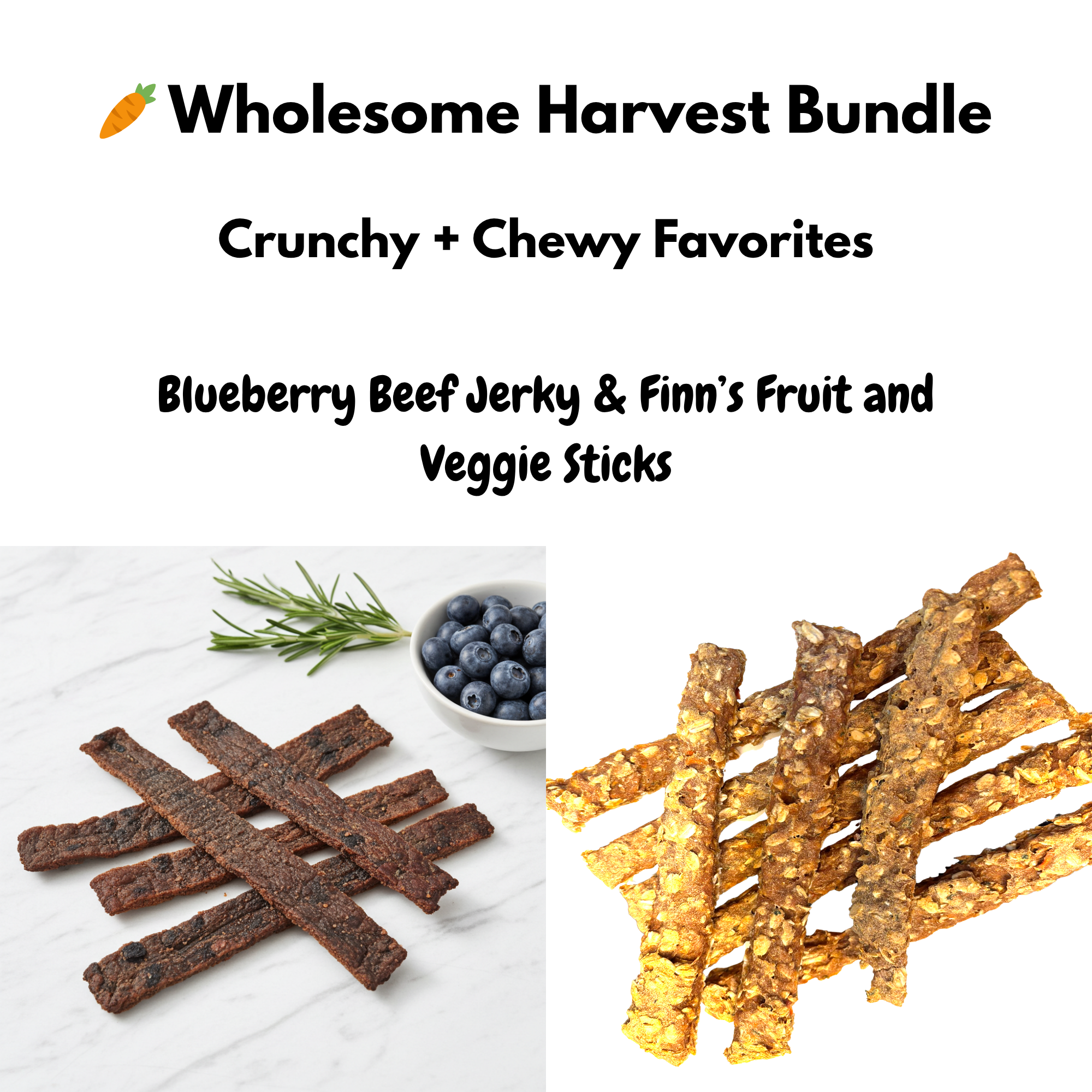 PAWsitively Organic Wholesome Harvest Dog Treat Bundle