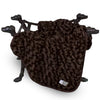 Hello Doggie Rosebud Ultra-Plush Satin Chocolate Dog Blanket
