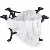 Hello Doggie Rosebud Ultra-Plush Satin Cream Dog Blanket