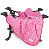 Hello Doggie Rosebud Dog Ultra - plush Satin Handmade blanket