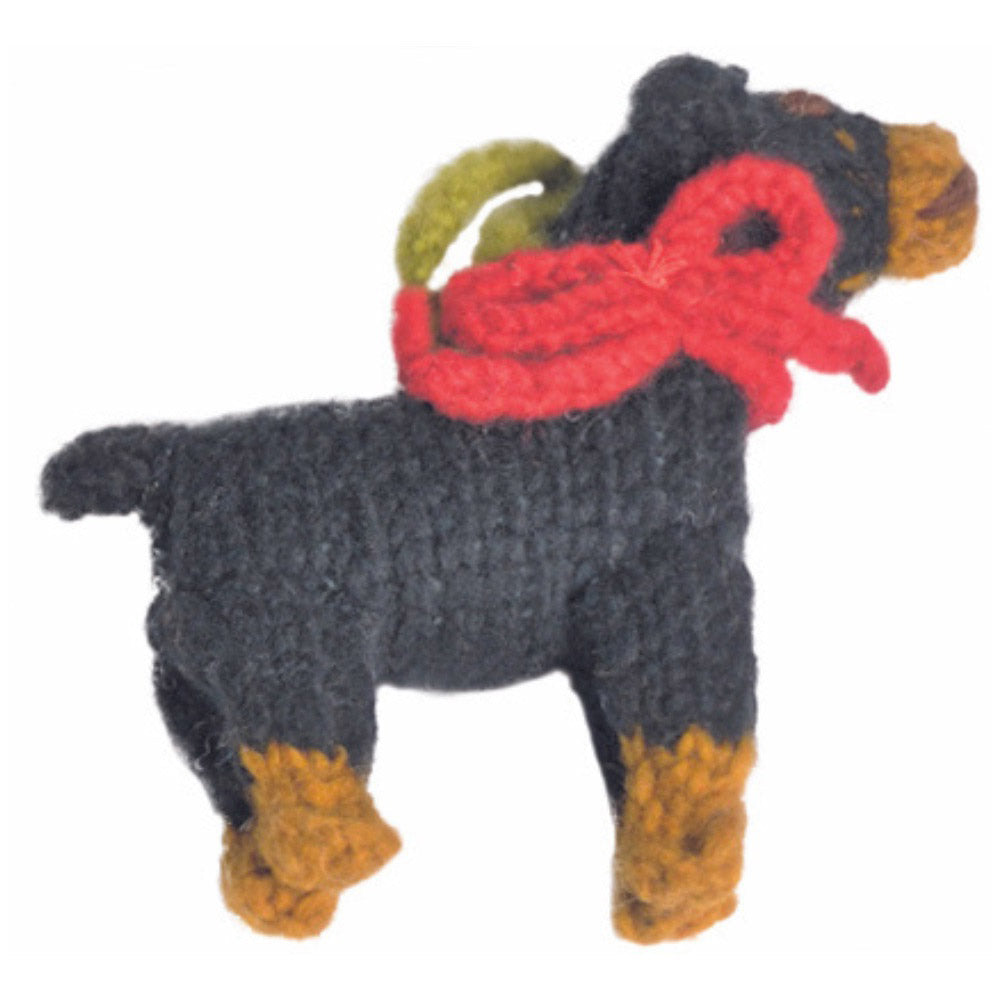 Chilly Dog Rottweiler Wool Ornament