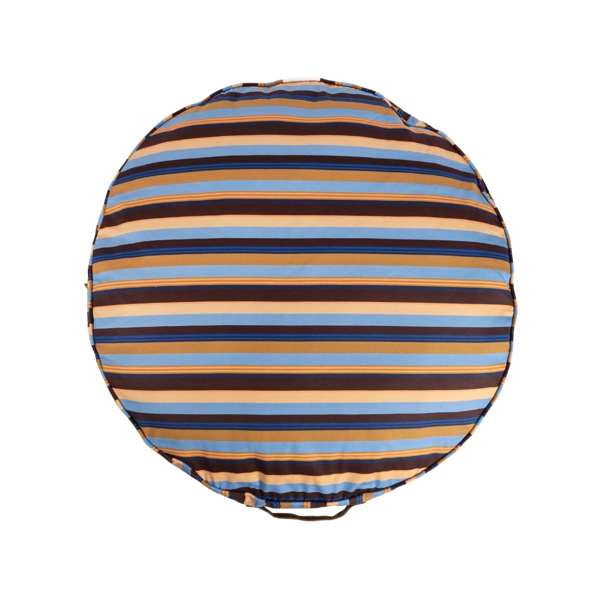 Round Stripe Pet Bed with Fur premium pet product