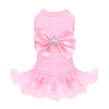 Hello Doggie Royal Princess Satin Pink Dog Dress