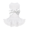 Hello Doggie Royal Princess Satin White Dog Dress