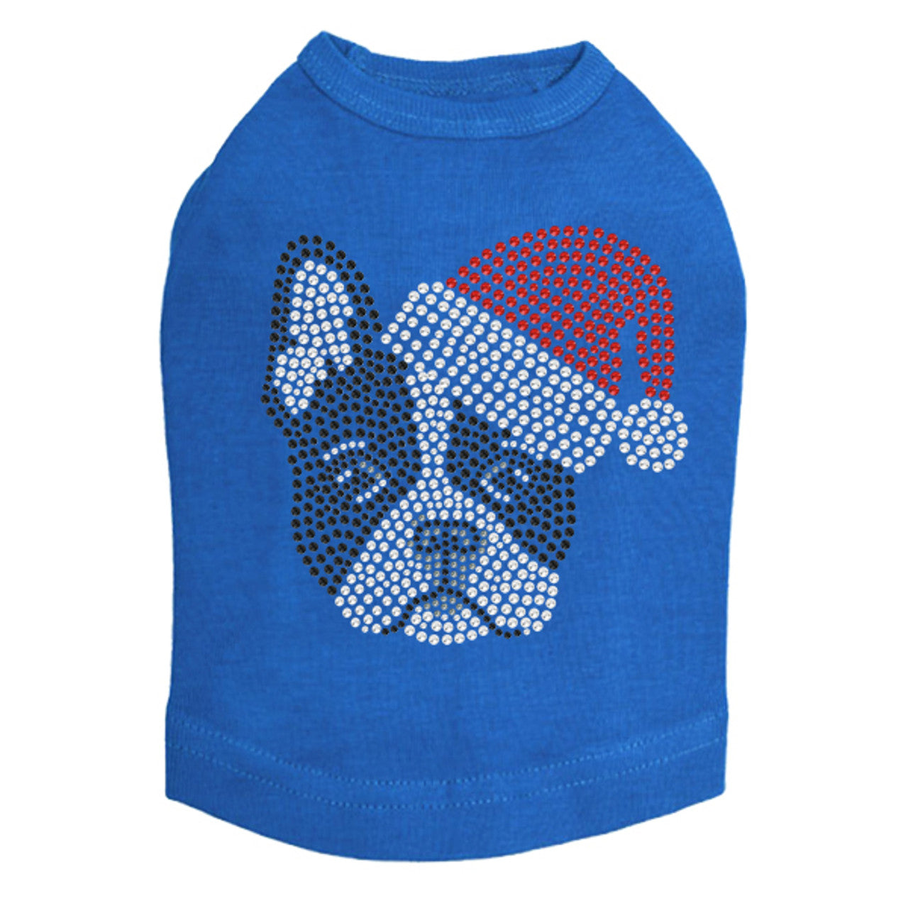 Boston Terrier with Santa Hat - Dog Tank