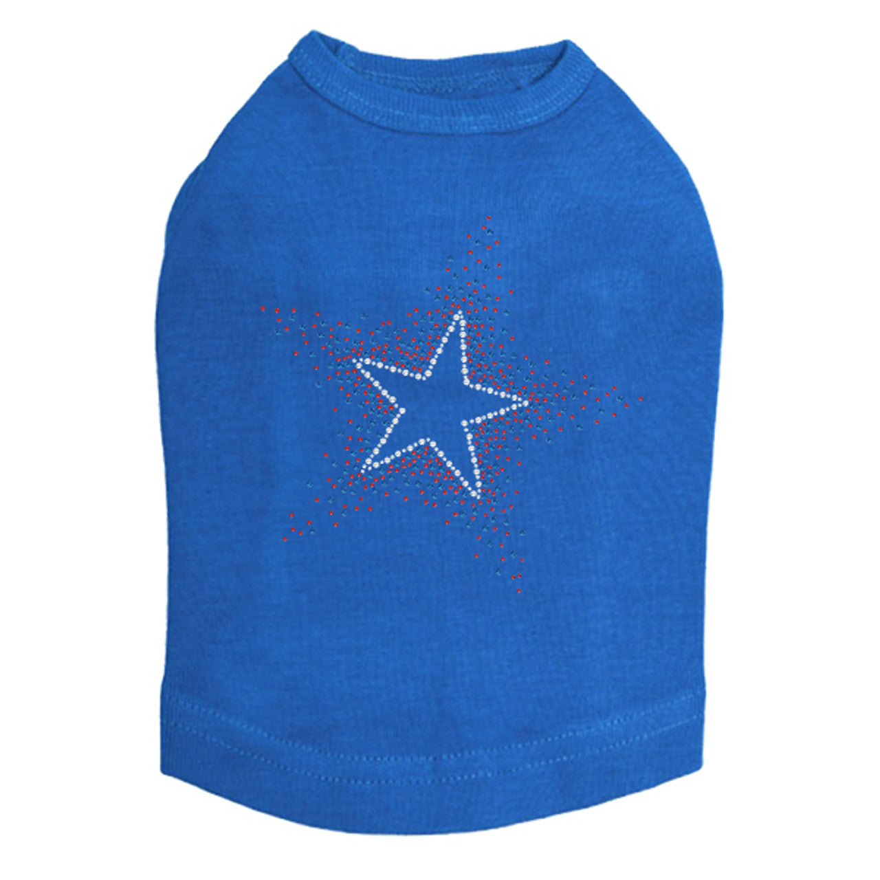 Star (Red & Blue) - Dog Tank