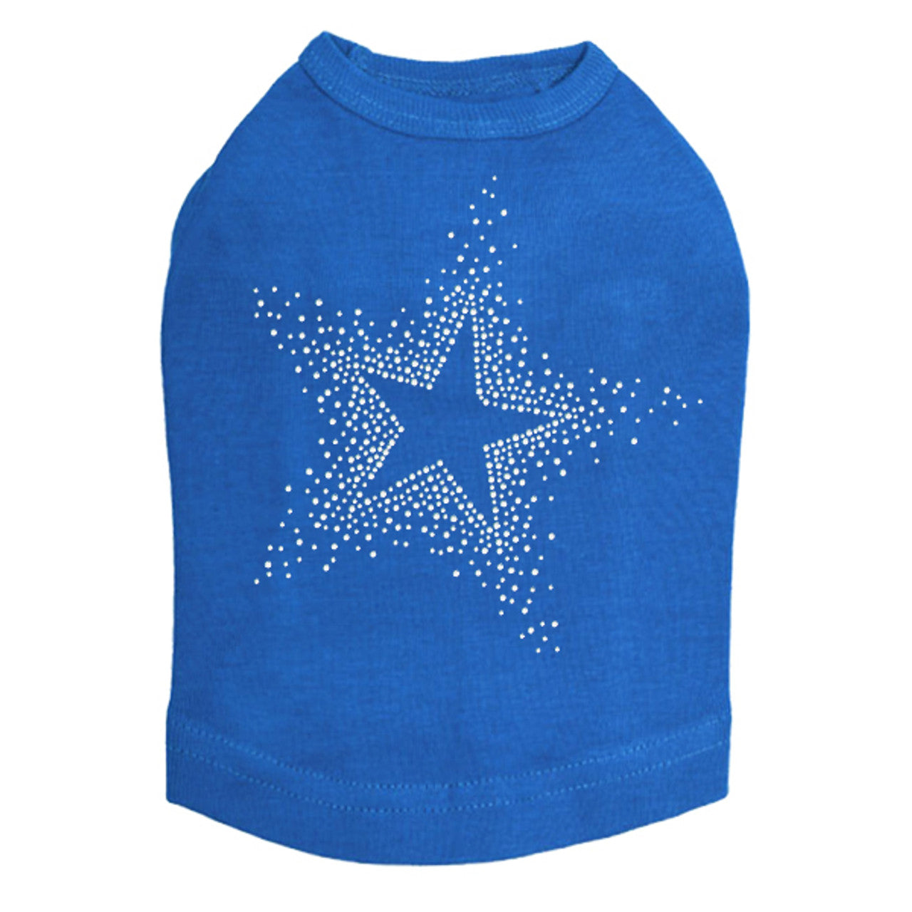 Star (Clear Rhinestones) - Dog Tank