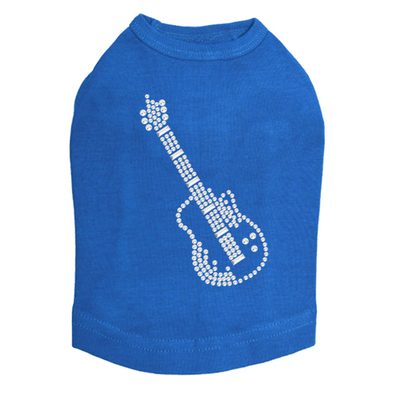 Guitar (Rhinestone) - Dog Tank