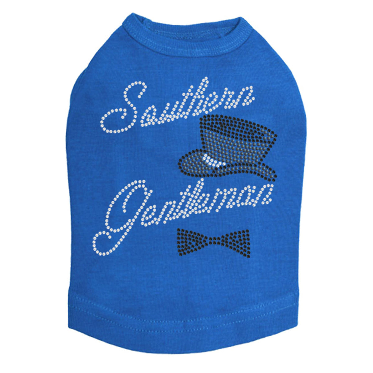 Southern Gentleman (Top Hat & Bow Tie) - Dog Tank