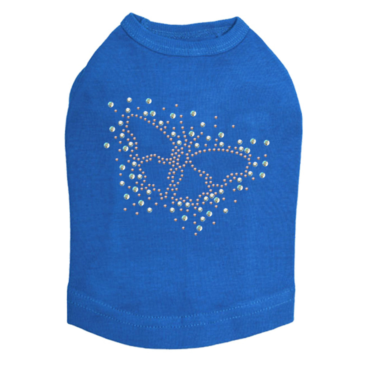 Pink AB Butterfly - Dog Tank