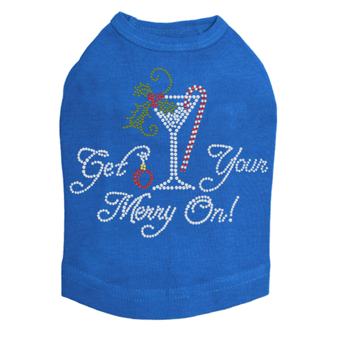 Christmas Martini - Dog Tank